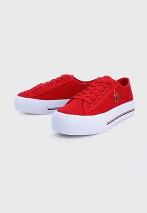 Tenis Lifestyle Rojo-Blanco Us Polo Assn