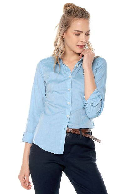 Camisa Azul claro Us Polo Assn