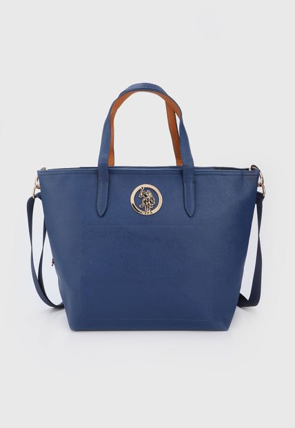 Bolso Azul-Dorado Us Polo Assn
