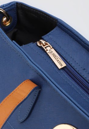 Bolso Azul-Dorado Us Polo Assn