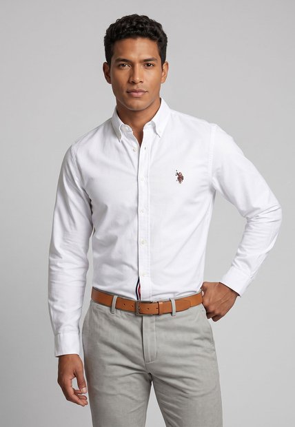 Camisa U.S. POLO ASSN. Blanco