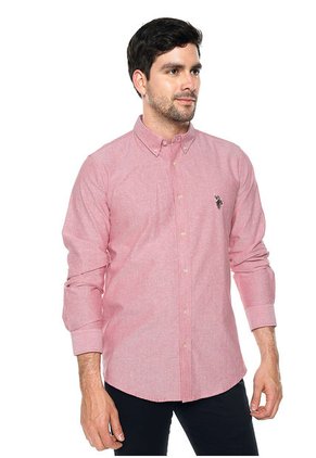 Camisa Rojo-Blanco Us Polo Assn