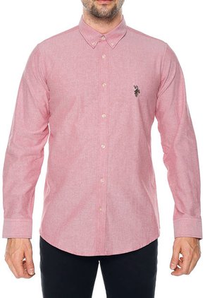 Camisa Rojo-Blanco Us Polo Assn
