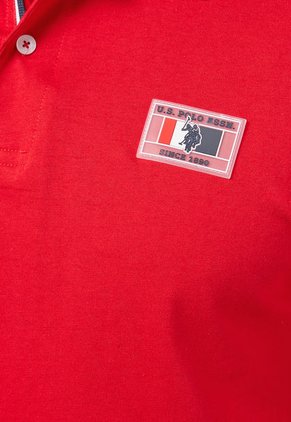 Polo Rojo-Azul Navy-Blanco Us Polo Assn