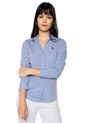 Camisa Azul Us Polo Assn de US Polo Assn