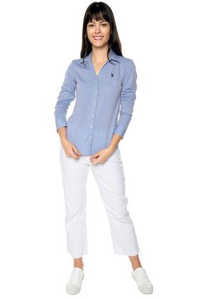 Camisa Azul Us Polo Assn
