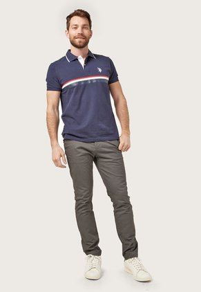 Polo Azul Navy-Rojo-Blanco Us Polo Assn