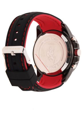 Reloj Negro-Rojo Us Polo Assn