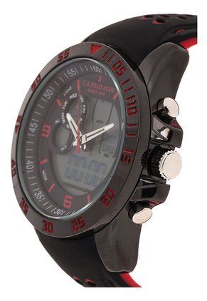 Reloj Negro-Rojo Us Polo Assn