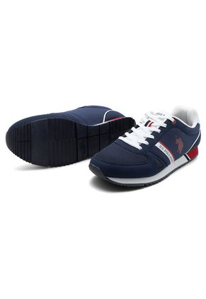 Tenis Azul-Blanco-Rojo Us Polo Assn