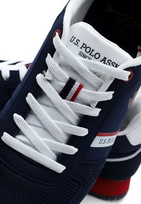 Tenis Azul-Blanco-Rojo Us Polo Assn