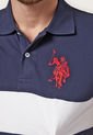 Polo Azul Navy-Rojo-Blanco Us Polo Assn de US Polo Assn