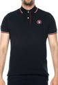 Polo Azul Navy-Blanco-Rojo Us Polo Assn de US Polo Assn