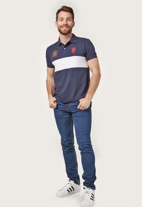 Polo Azul Navy-Rojo-Blanco Us Polo Assn