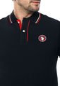 Polo Azul Navy-Blanco-Rojo Us Polo Assn de US Polo Assn
