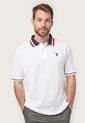Polo Blanco-Azul Navy-Rojo Us Polo Assn de US Polo Assn