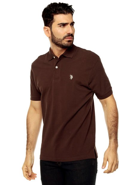 Camiseta Polo Café US Polo Assn