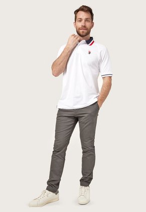 Polo Blanco-Azul Navy-Rojo Us Polo Assn