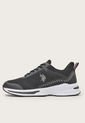 Tenis Lifestyle Negro-Blanco-Gris Us Polo Assn de US Polo Assn
