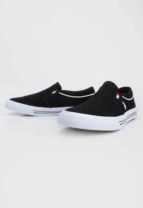 Tenis Lifestyle Negro-Blanco-Azul-Rojo Us Polo Assn
