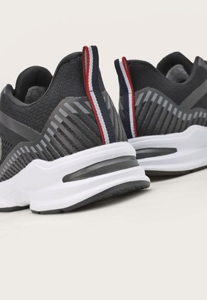 Tenis Lifestyle Negro-Blanco-Gris Us Polo Assn