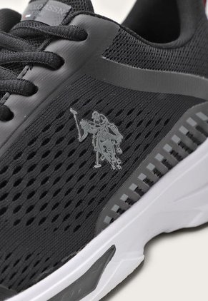 Tenis Lifestyle Negro-Blanco-Gris Us Polo Assn