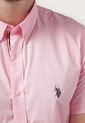 Camisa Rosa-Azul Navy Us Polo Assn de US Polo Assn
