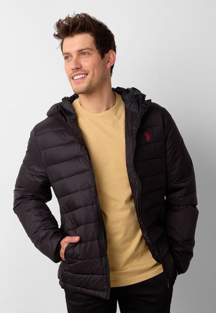 Chaqueta Acolchada U.S. POLO ASSN. Negro
