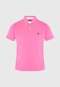 Camiseta Polo Rosa-Beige Us Polo Assn de US Polo Assn