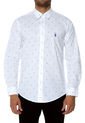 Camisa Blanco-Azul Us Polo Assn de US Polo Assn