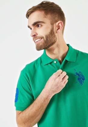 Camiseta Polo Verde Us Polo Assn