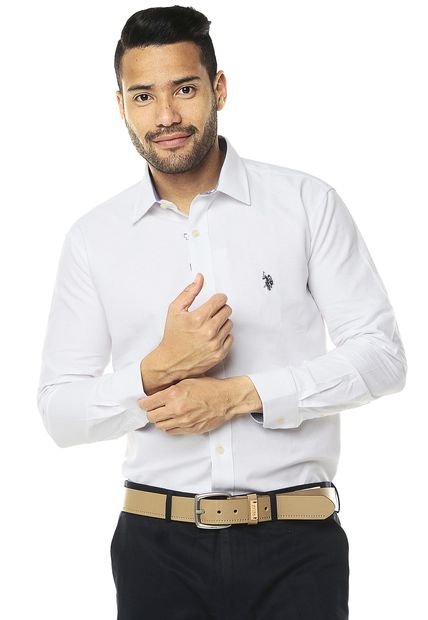 Camisa Blanca US Polo Assn