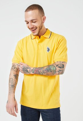 Polo Amarillo-Blanco-Azul Us Polo Assn