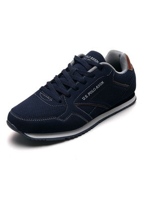 Tenis Azul-Blanco-Miel Us Polo Assn