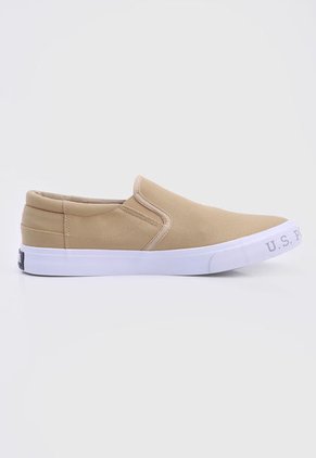 Tenis Lifestyle Beige-Blanco Us Polo Assn