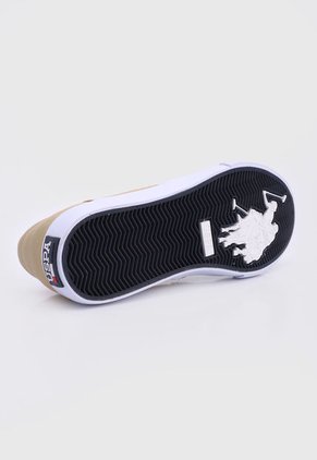 Tenis Lifestyle Beige-Blanco Us Polo Assn