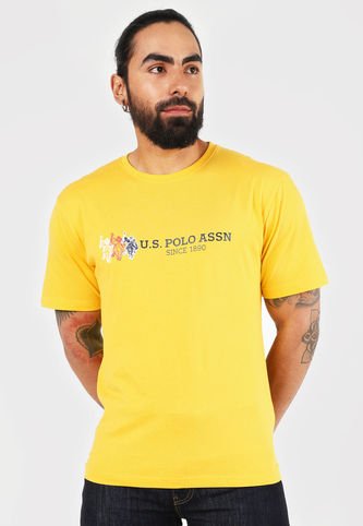 US Polo Assn - Camiseta Amarillo-Azul-Rojo Us Polo Assn