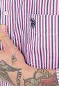 Camisa Blanco-Azul-Rojo Us Polo Assn de US Polo Assn