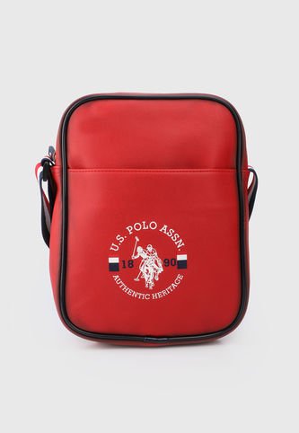Bolso Manos Libres Rojo-Azul Us Polo Assn US Polo Assn