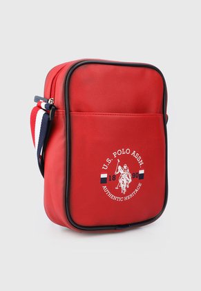 Bolso Manos Libres Rojo-Azul Us Polo Assn