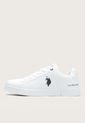 Tenis Lifestyle Blanco-Azul Us Polo Assn de US Polo Assn