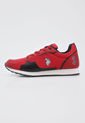 Tenis Lifestyle Rojo-Blanco-Negro Us Polo Assn de US Polo Assn