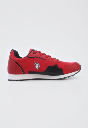 Tenis Lifestyle Rojo-Blanco-Negro Us Polo Assn