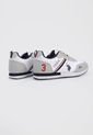 Tenis Lifestyle Blanco-Gris-Azul Us Polo Assn de US Polo Assn