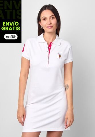 Vestido U.S. POLO ASSN. Blanco US Polo Assn