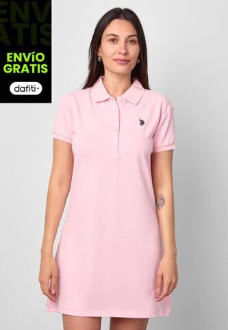 Vestido U.S. POLO ASSN. Rosa US Polo Assn