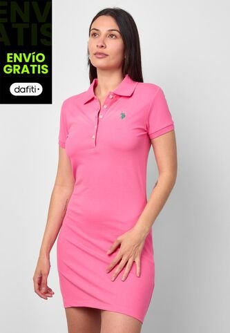 Vestido U.S. POLO ASSN. Rosa US Polo Assn