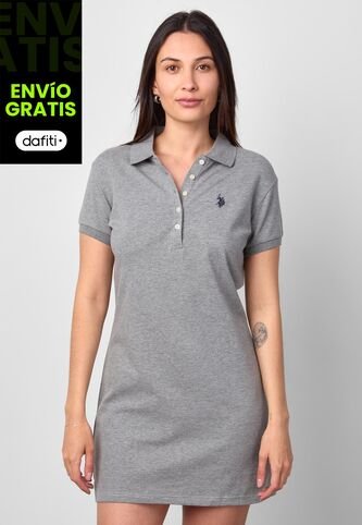 Vestido U.S. POLO ASSN. Gris US Polo Assn