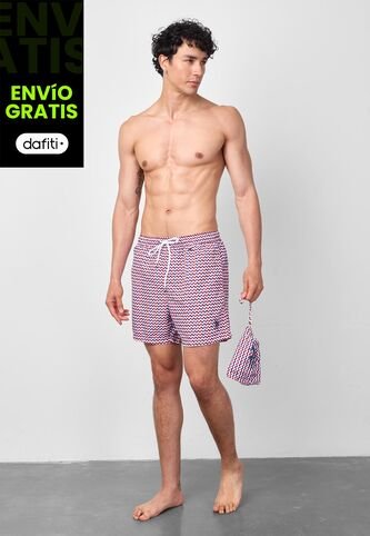 Traje de Baño U.S. POLO ASSN. Rojo US Polo Assn