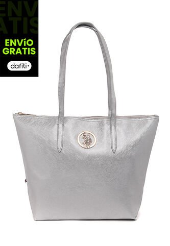 Bolso U.S. POLO ASSN. Plateado US Polo Assn